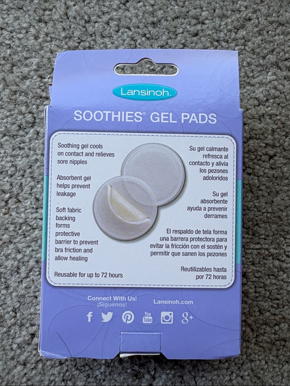 🪷NIB Lansinoh Soothies Gel Pads - Picture 2 of 5